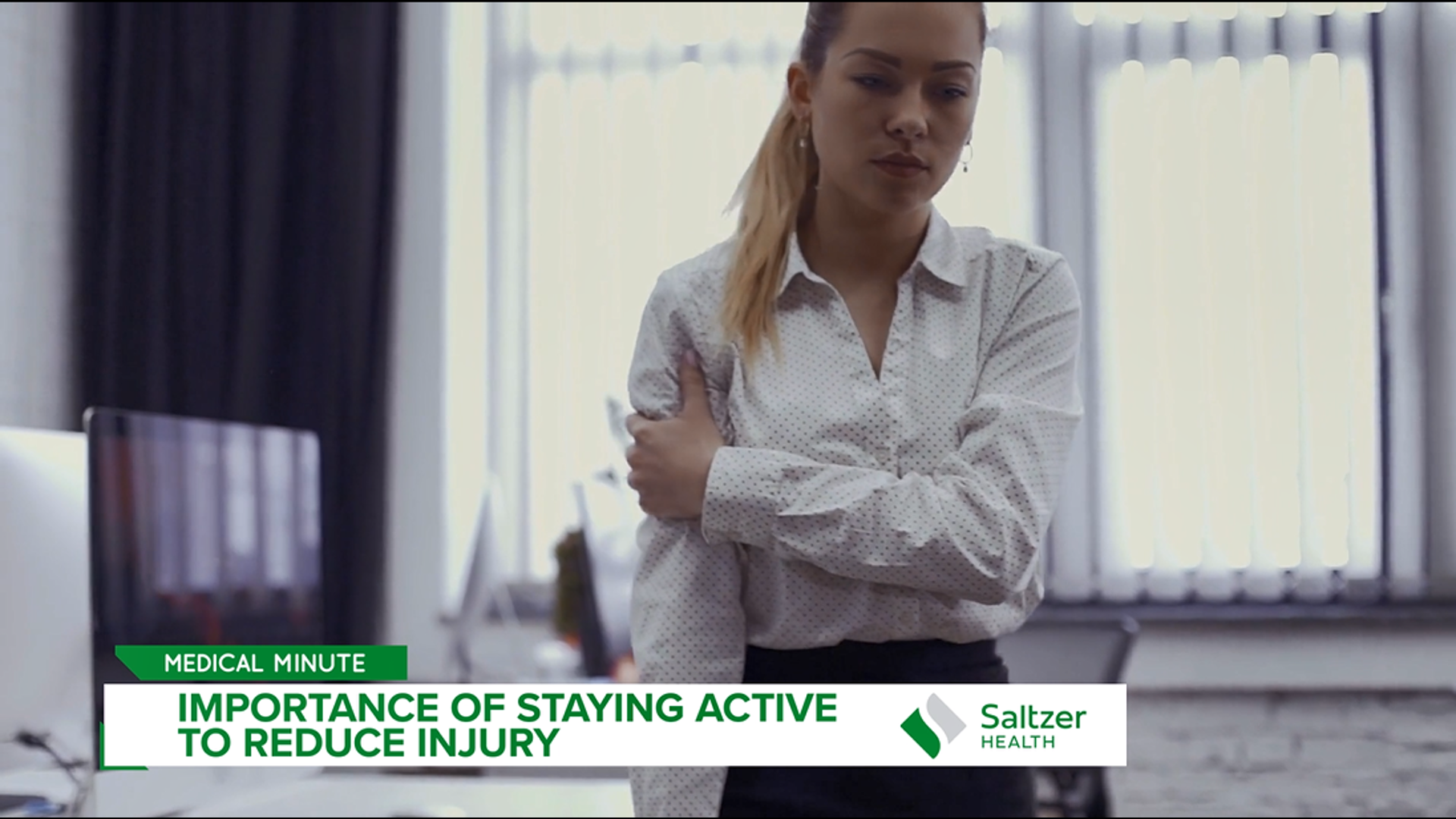Dr. Corbett Winegar MD with Saltzer Health explains why it's important to stay active even in a pandemic in order to prevent injury
