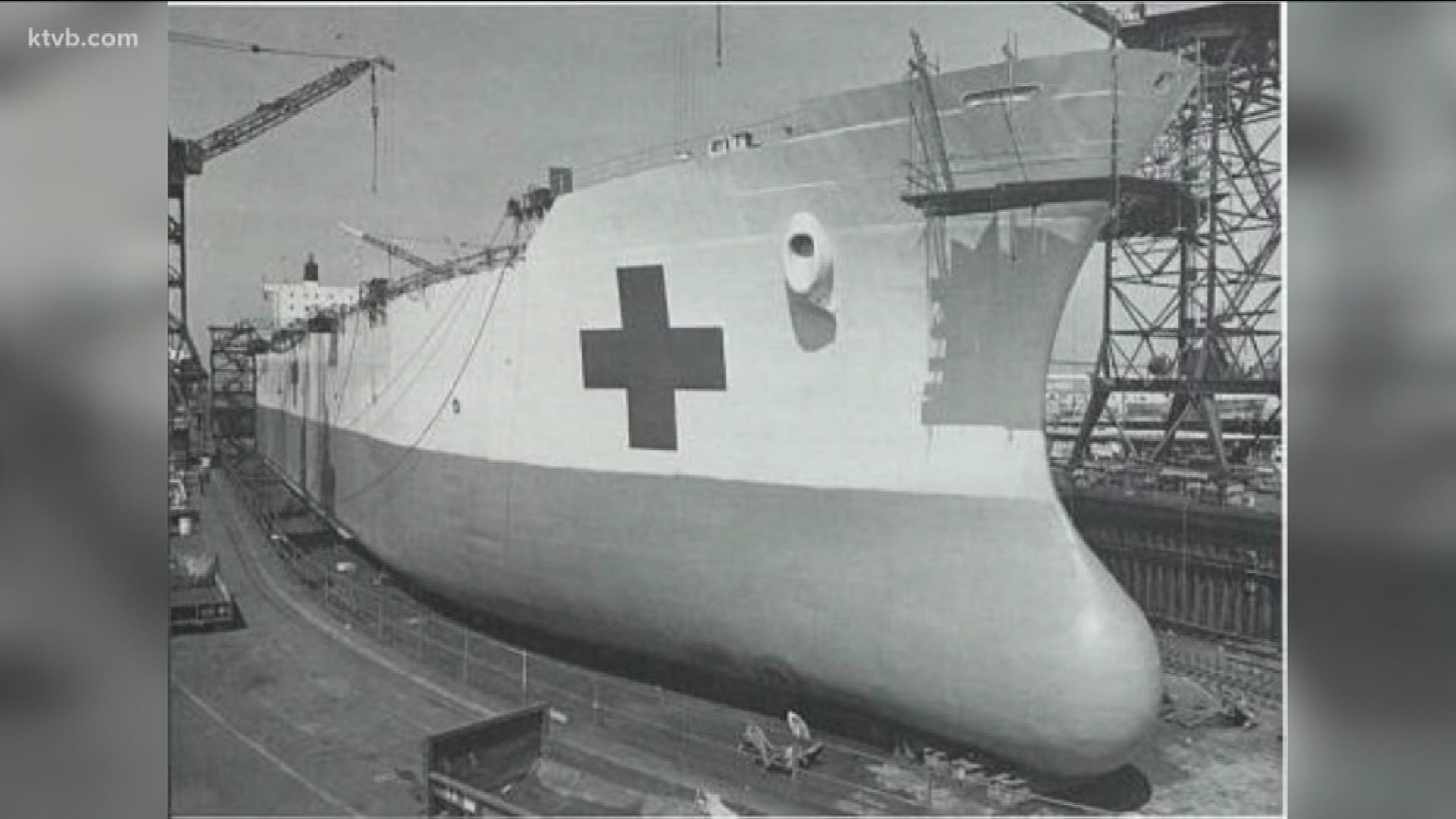 Navy Medical ships that were sent from their home base in support of the COVID crisis are actually transformed oil tankers that were born in Boise.