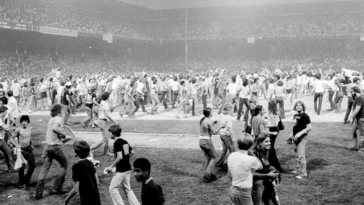 Record from Disco Demolition Night