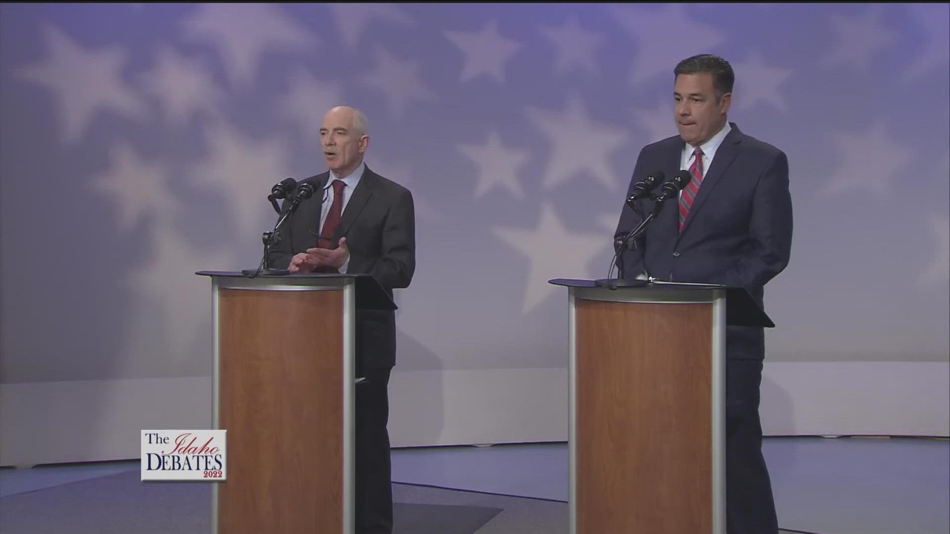 The two rivals to be the next Idaho Attorney General clashed in a live, televised debate Monday, on issues ranging from abortion laws to water to school vouchers.