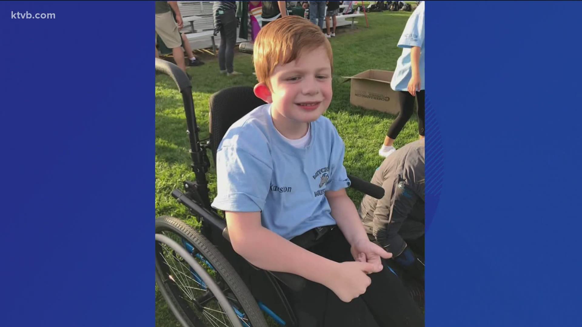 The Fox family totaled their original van in an accident. The community came together to get them a new van that would accommodate their young son’s wheelchair.