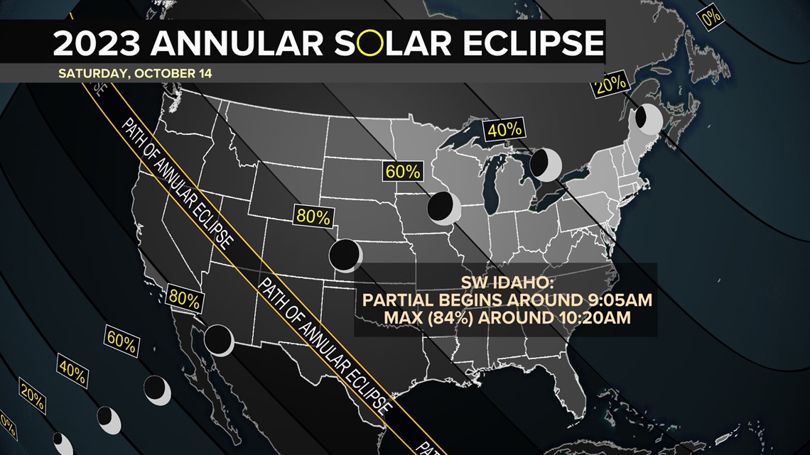 Where to watch solar eclipse in Idaho this weekend