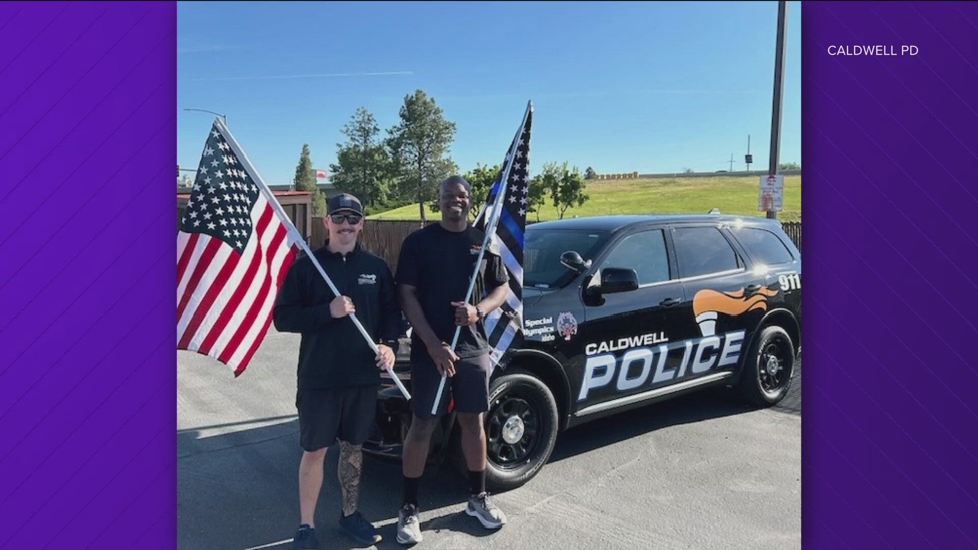 The patrol car was unveiled during the Law Enforcement Torch Run through the Gem State ahead of the Special Olympics Idaho 2024 State Summer Games in Caldwell.