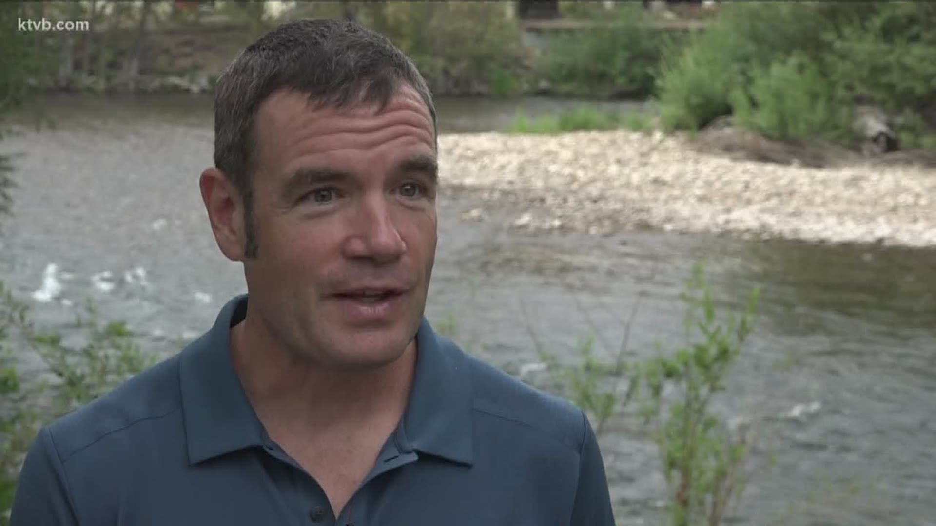 Christopher Swain plans to swim all 120 miles of the river this summer.