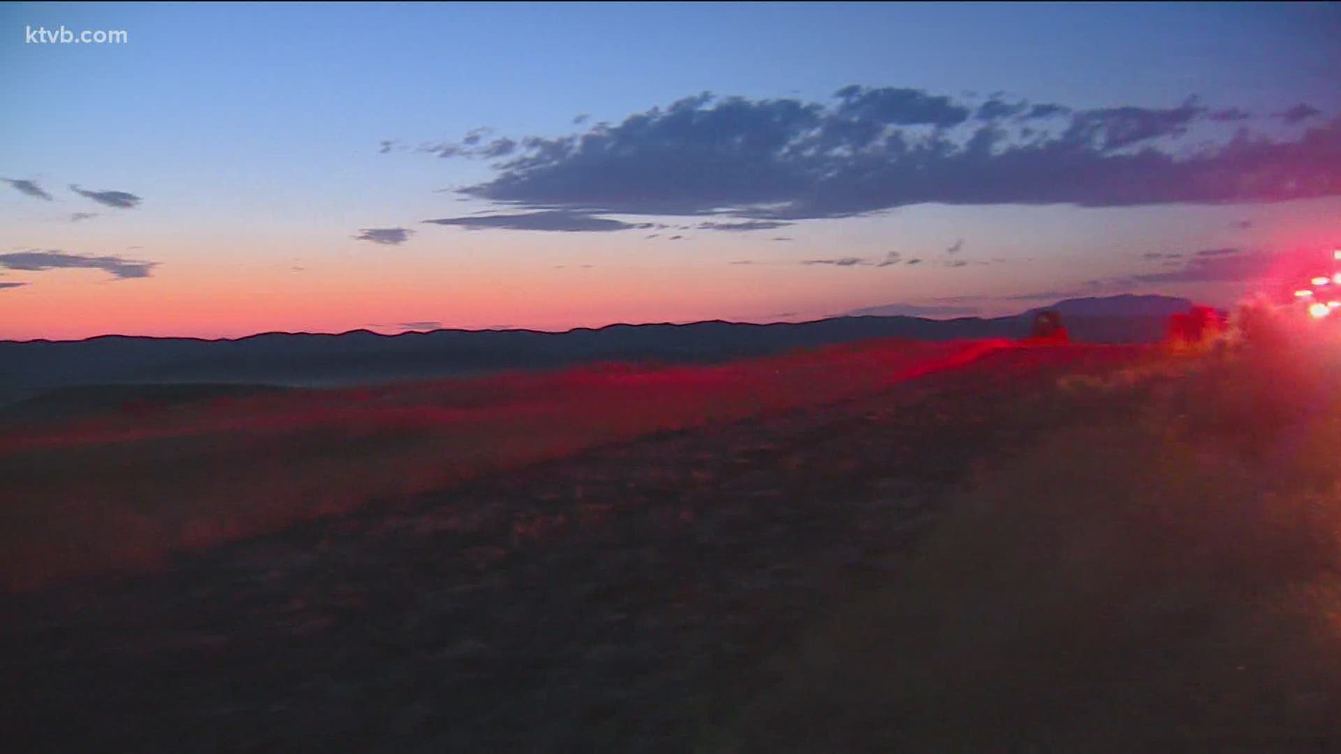 No word on a cause yet, but The Bureau of Land Management officials said it's "highly unlikely" this brush fire was naturally caused.