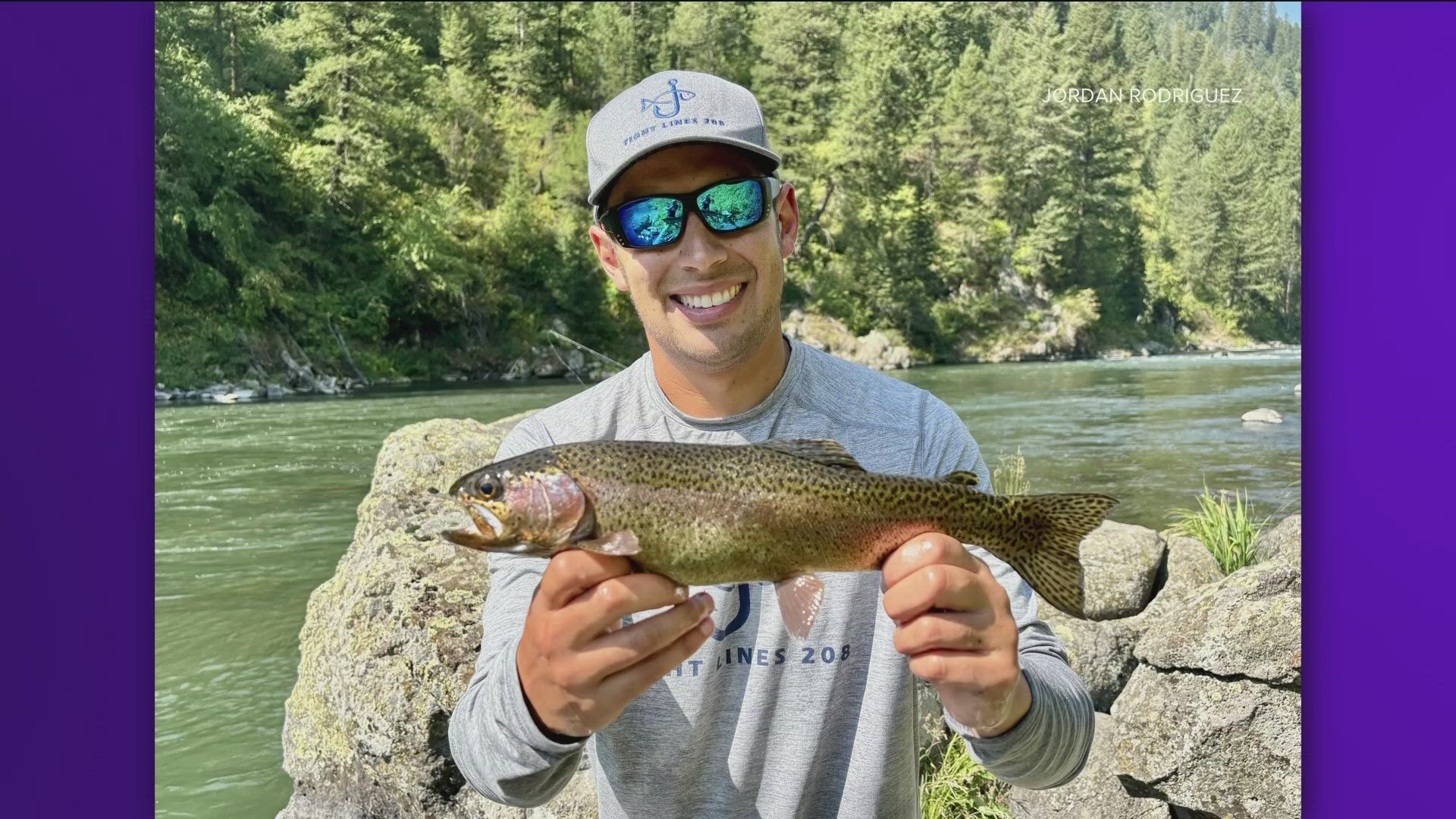 Jordan Rodriguez and Joe Parris talk about how to fish using a Panther Martin Spinner during the Reel Report on the News at 4.