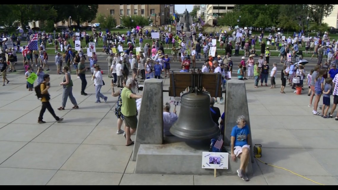 Hundreds rally at Idaho Capitol in nationwide anti-Trump protest | ktvb.com