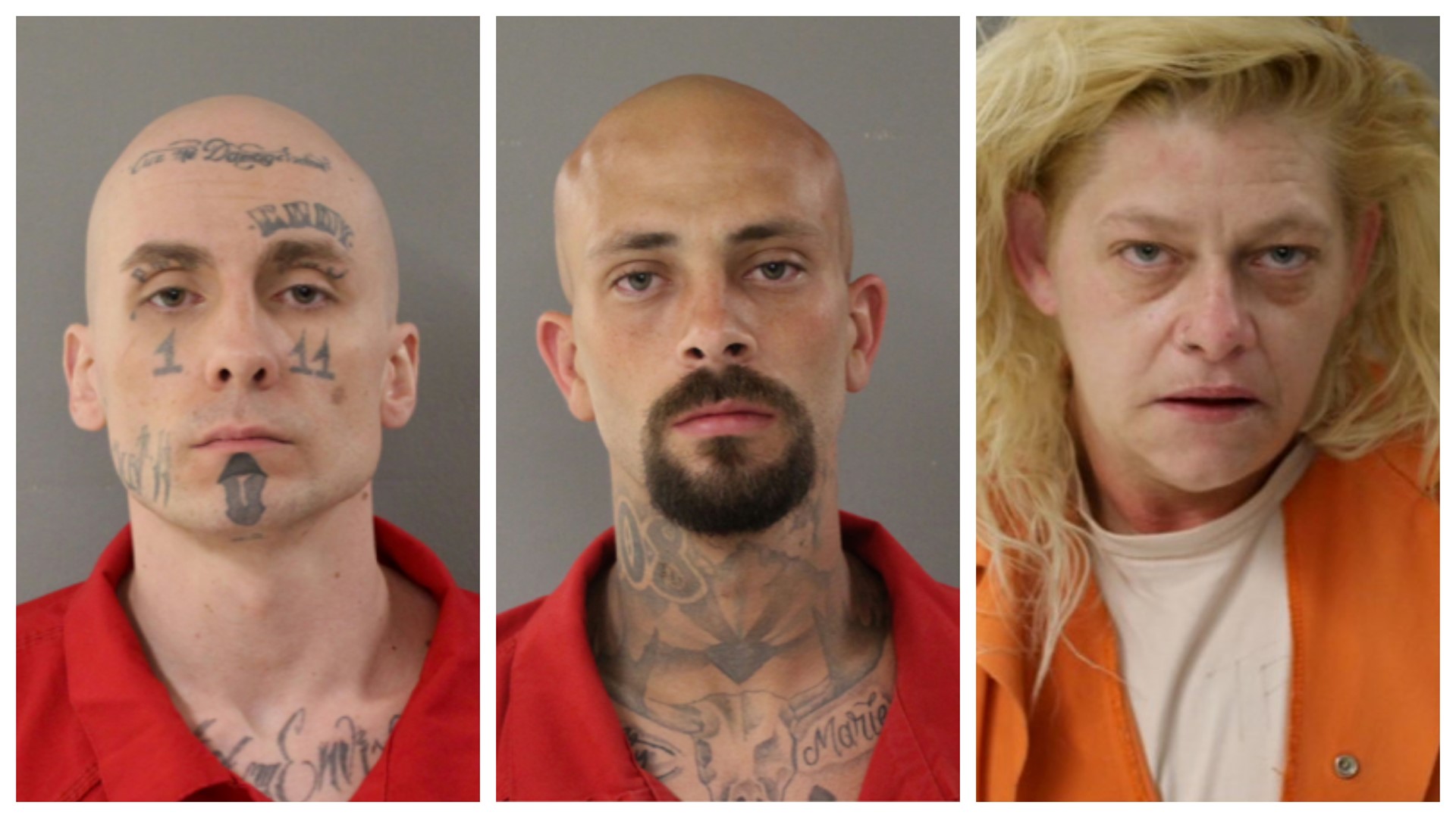 Escaped prisoner Skylar Meade and accomplice Nicholas Umphenour were being held on $2 million bond. A judge also set Tonia Huber's bail at $500,000 on Friday.