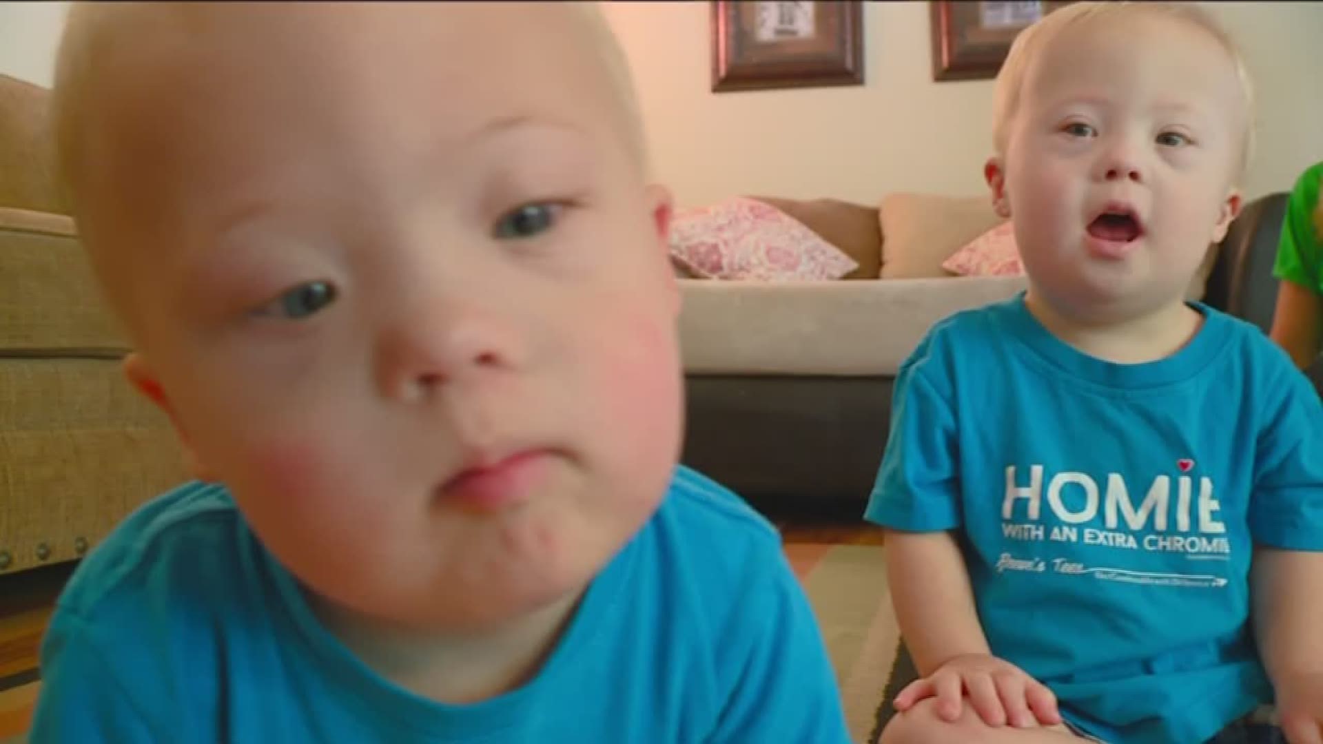 Charlie and Milo will be part of a National Down Syndrome Society video to be shown in September in Times Square