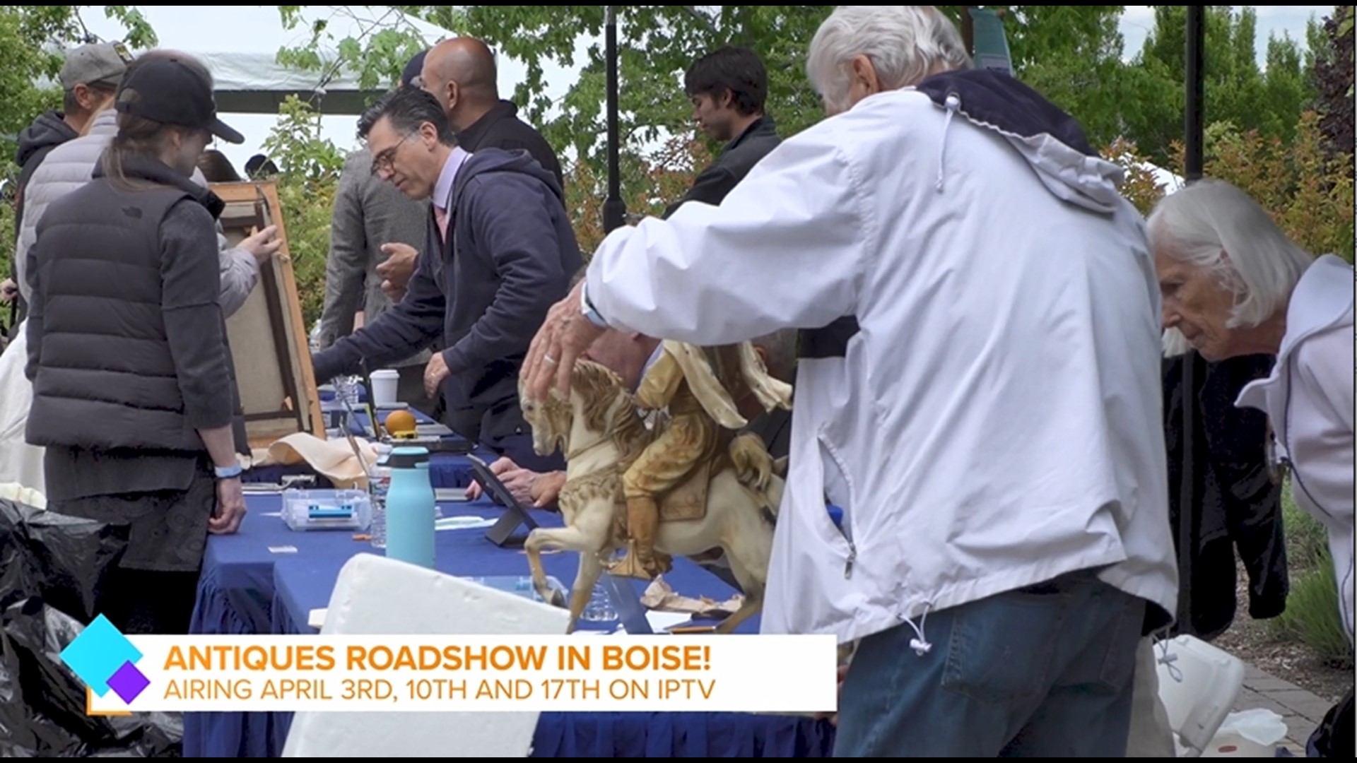 Antiques Roadshow in Boise airs April 3rd, 10th, and 17th on IPTV!