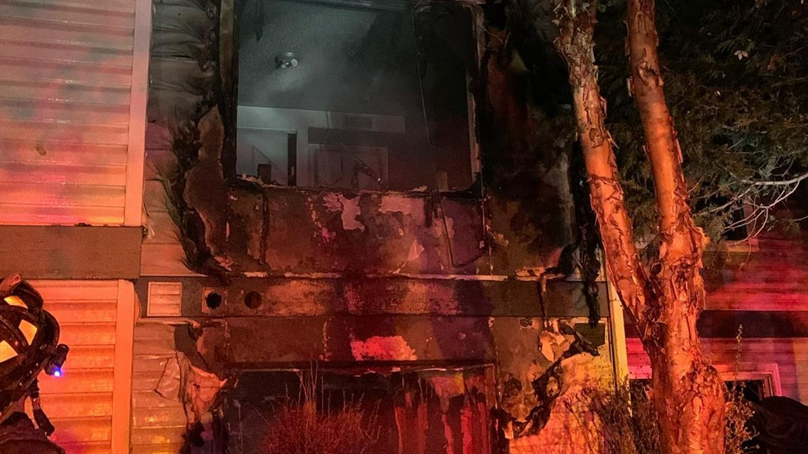 Fire at Boise apartment complex early this morning