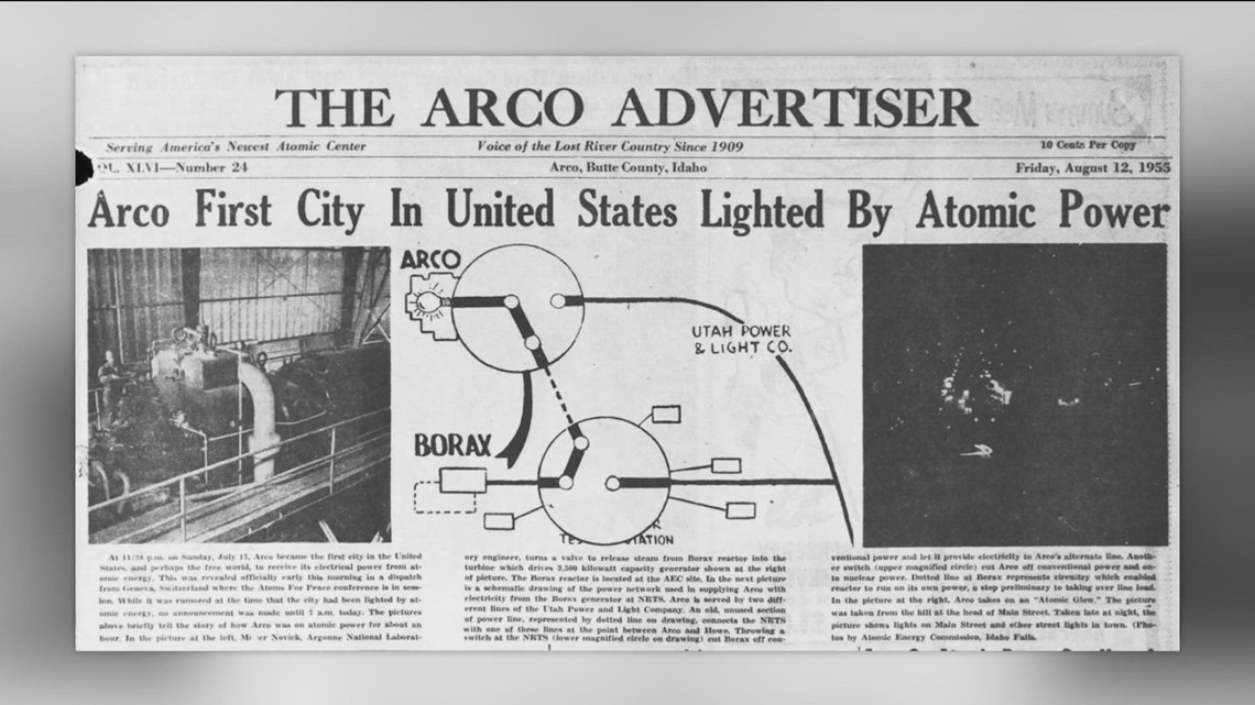 68 years ago, Arco, Idaho first town in the world to be powered