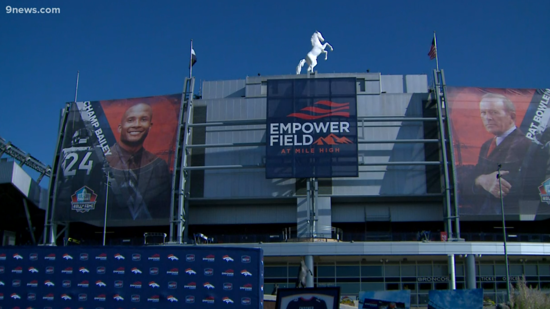 For the next 21 years, the Denver Broncos will be playing at the newly named stadium of “Empower Field at Mile High.” The Broncos and Greenwood Village-based Empower Retirement formalized an agreement late Tuesday night that will place the name of the nation’s second-largest retirement plan provider on the face of the team’s stadium through the 2039 season. The Broncos and Metropolitan Football Stadium District introduced the new name in a ceremony on Thursday, Sept. 5, 2019 in Denver, Colorado.