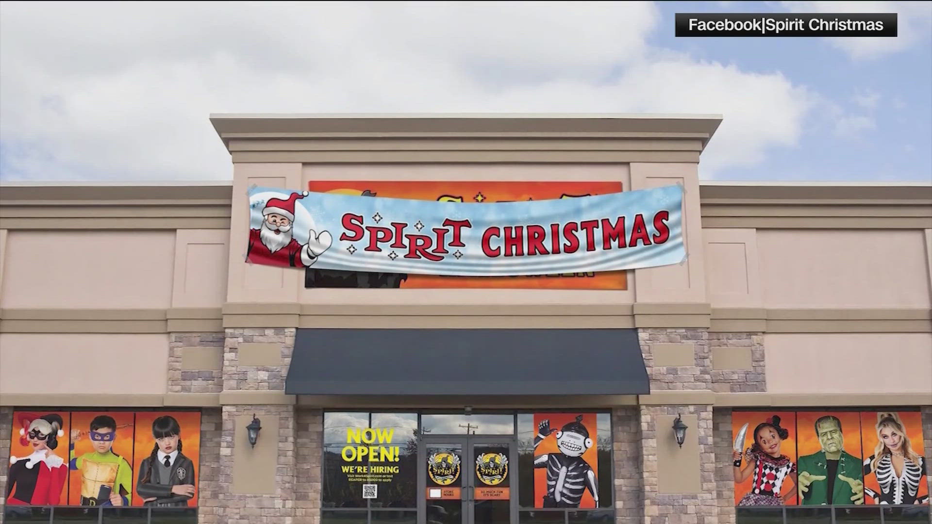 Spirit Halloween is expanding to open 30 Christmas-themed stores, complete with decorations, gifts and the chance to take a photo with Santa. 