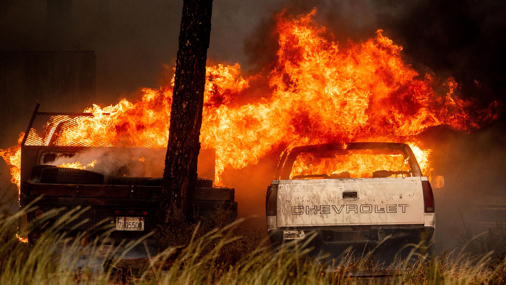 The River Fire explodes in size as it burns in Nevada and Placer counties, triggering multiple evacuations. The Dixie Fire engulfs the town of Greenville.