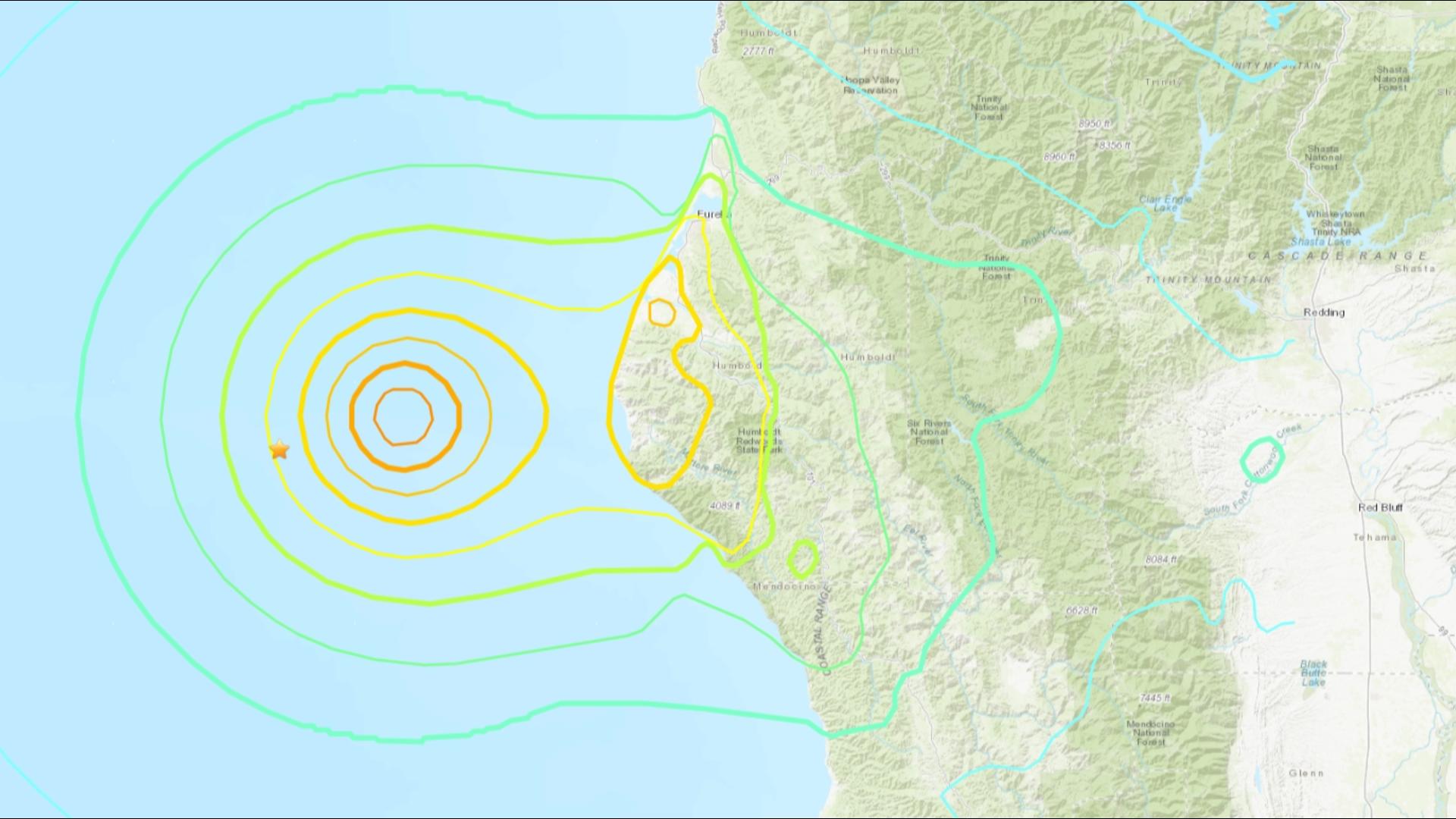 Tsunami warning california humboldt county
