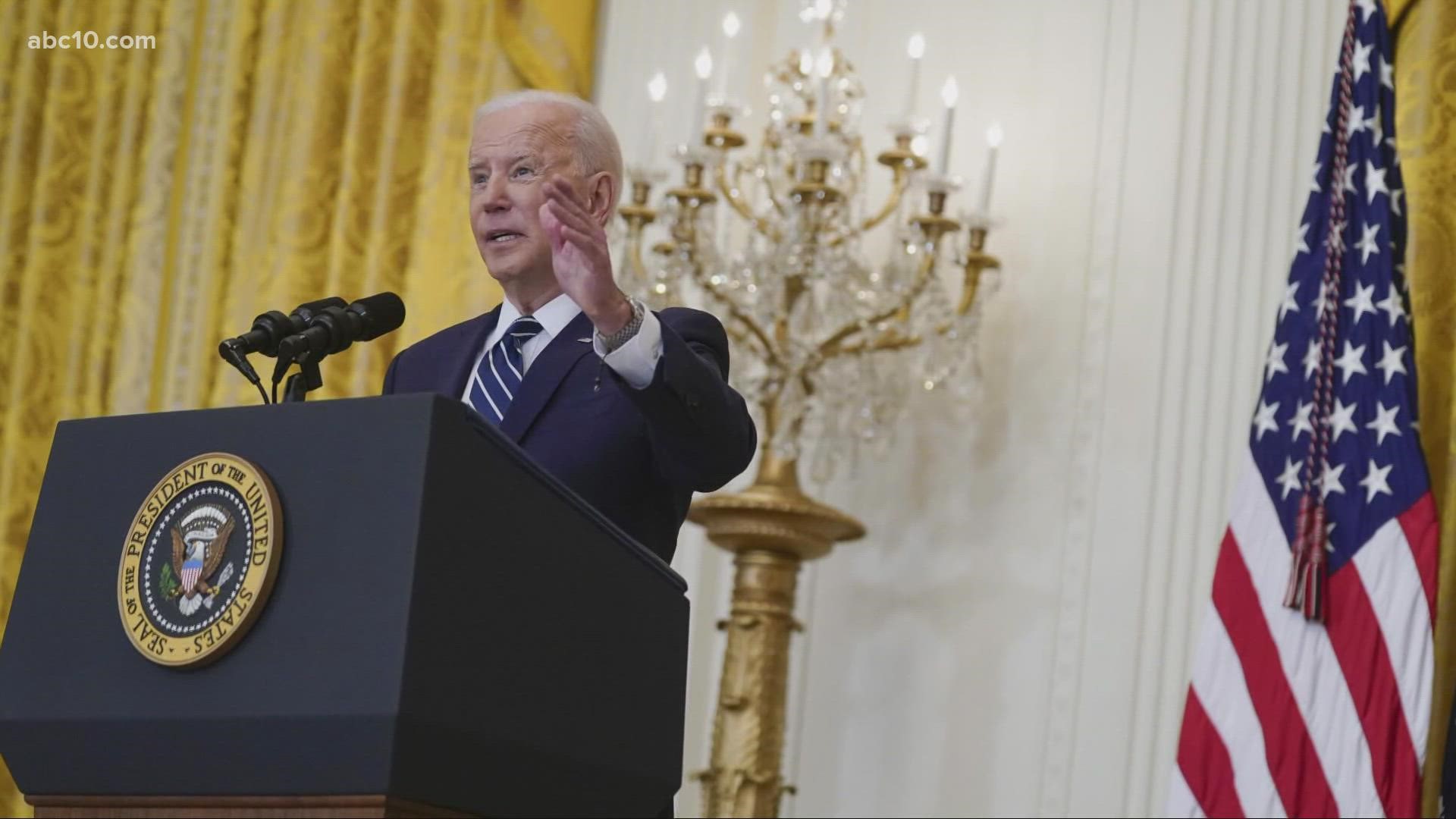 President Joe Biden will campaign with Gov. Newsom on Monday, the day before California's recall election.