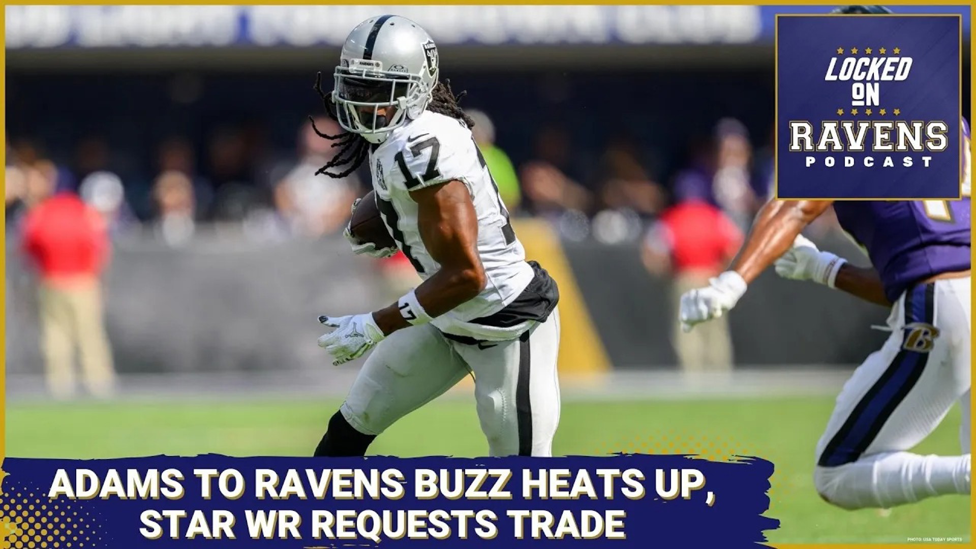 We look at the Davante Adams to the Baltimore Ravens trade buzz heating up as the star wide receive requested a trade from the Las Vegas Raiders.