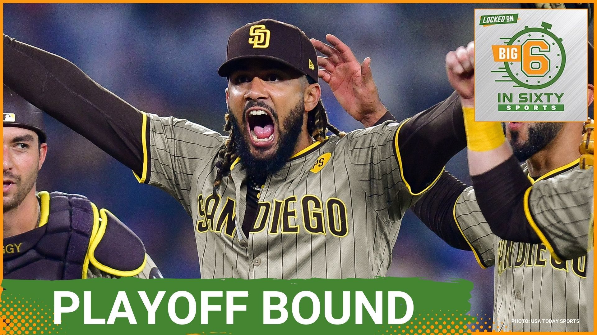 The Padres clinch a playoff spot with a walk-off triple play against the Dodgers. The Astros win the AL West and more injury troubles hit the 49ers.