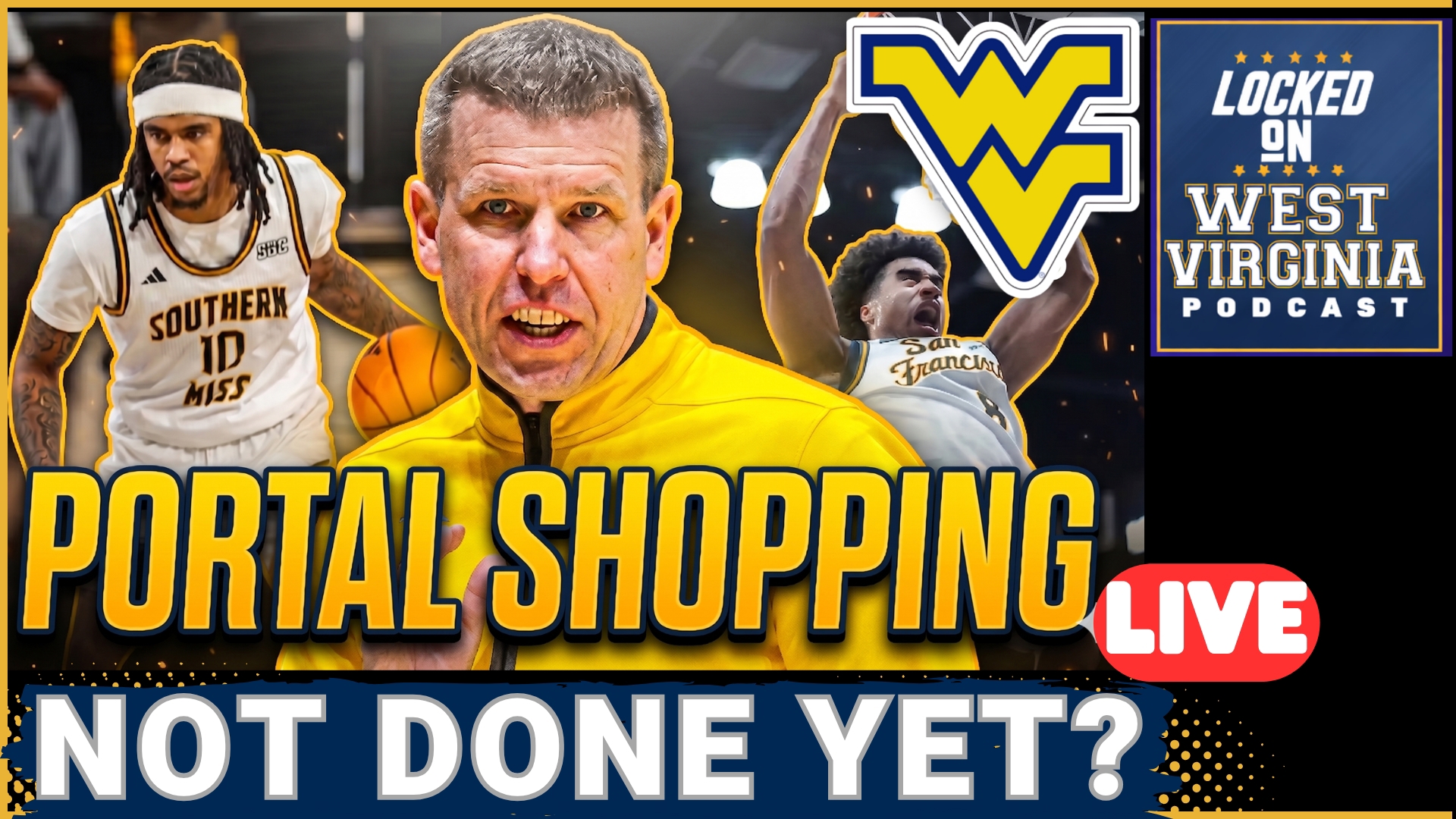 WVU Basketball ALERT! Ross Hodge is STILL SEARCHING the Transfer Portal!
