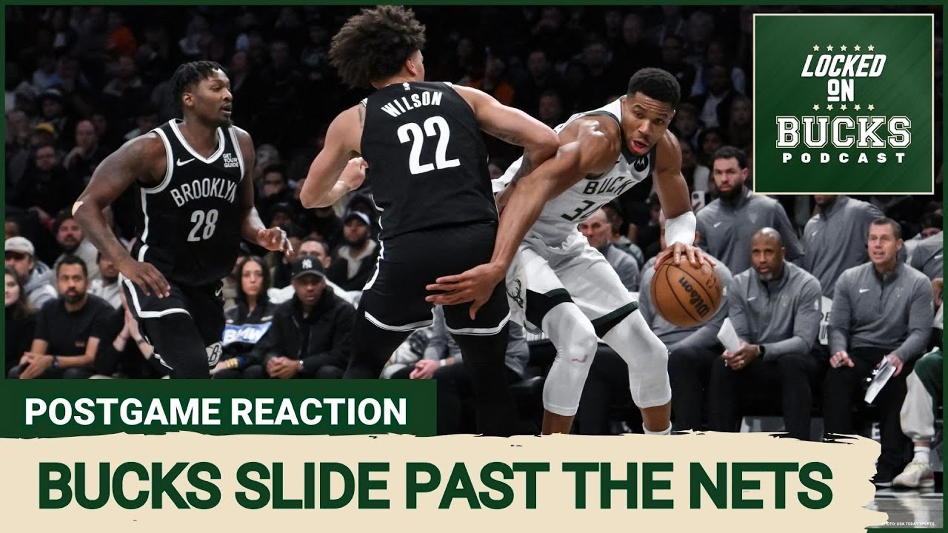 The Milwaukee Bucks get back into the win column with a 118-113 victory over the Brooklyn Nets