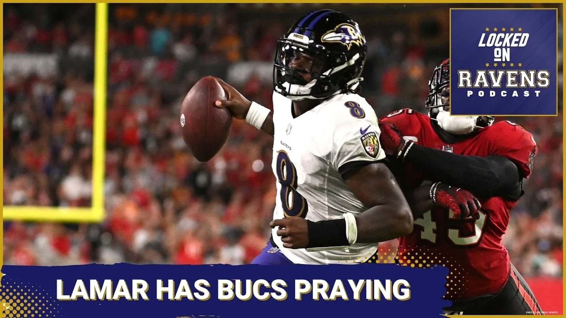 We look at how Lamar Jackson has the Tampa Bay Buccaneers praying ahead of their Monday Night Football matchup, discussing what was said and more.