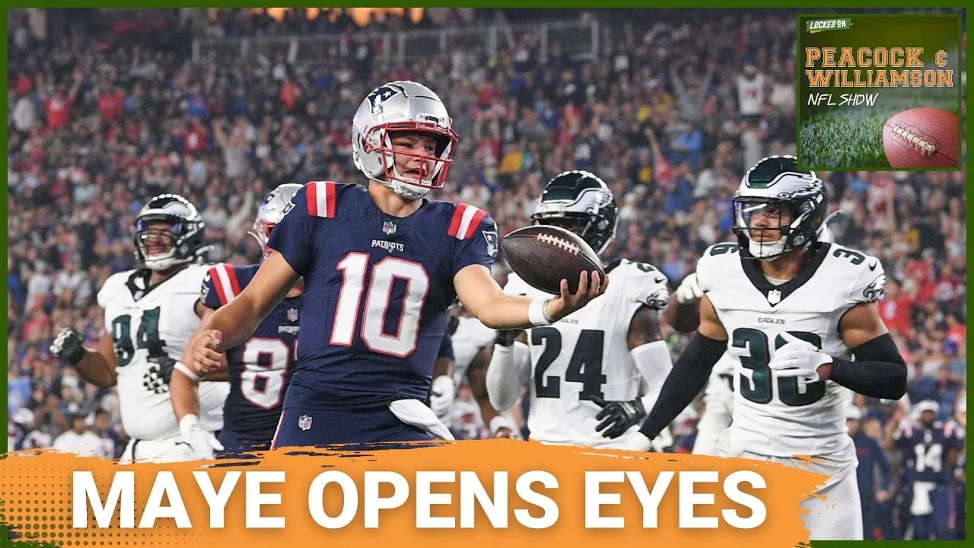 Rookie class standouts from the New England Patriots and Philadelphia Eagles preseason matchup, including Drake Maye, Quinyon Mitchell and more.