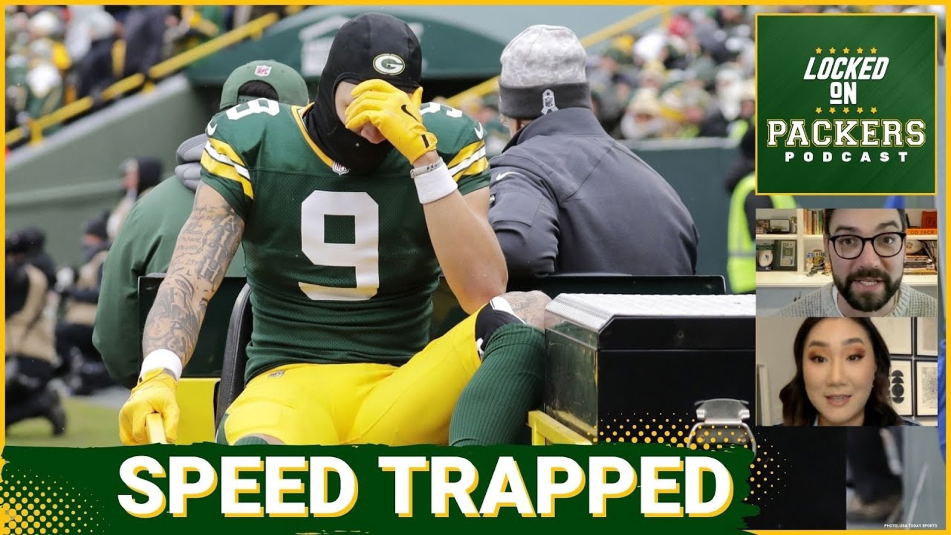 Christian Watson reportedly tore his ACL against the Bears and will miss the postseason.
