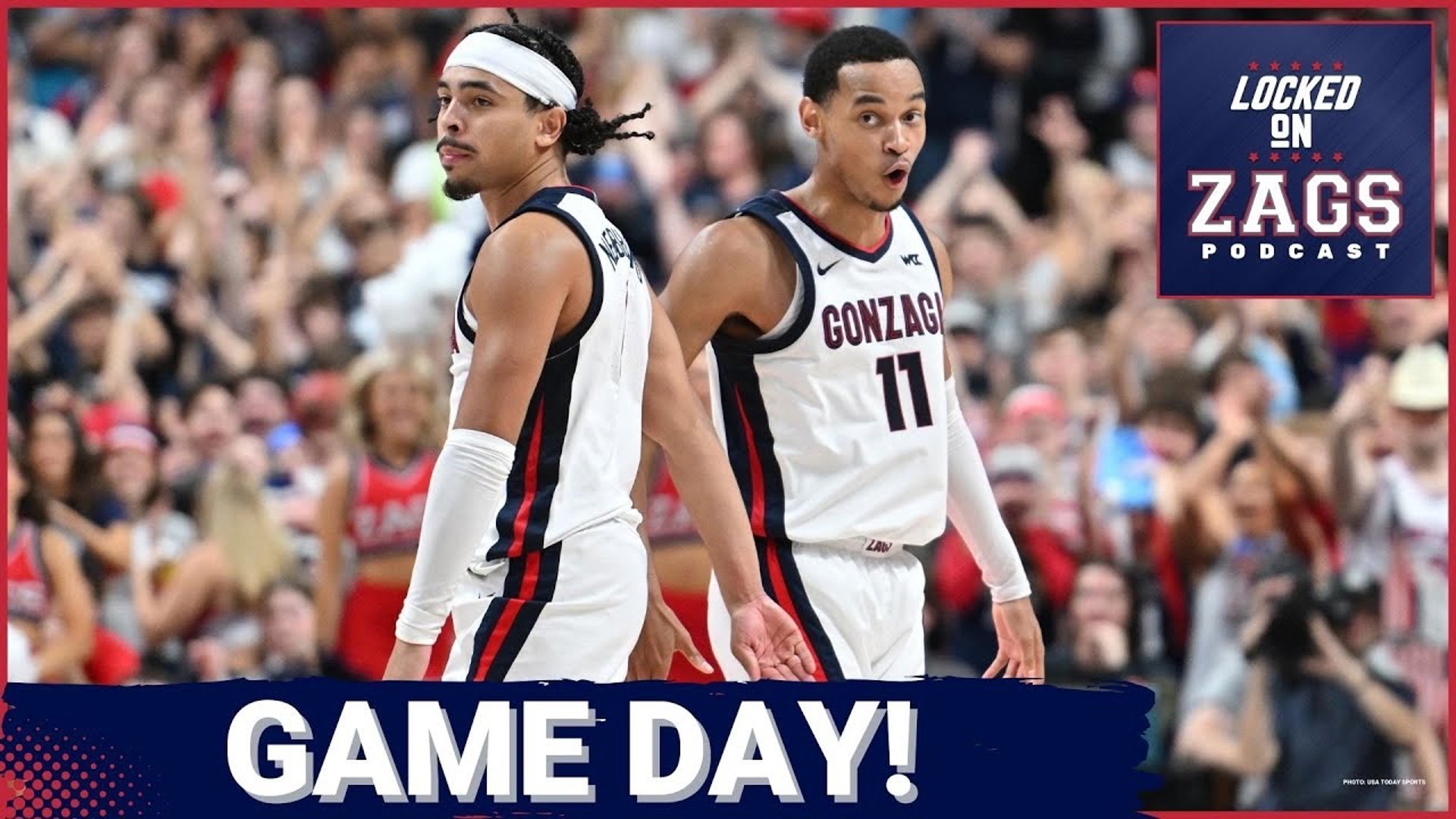 Can the Gonzaga Bulldogs' star players, Ryan Nembhard and Graham Ike, lead their team to victory against UMass Lowell on Friday?