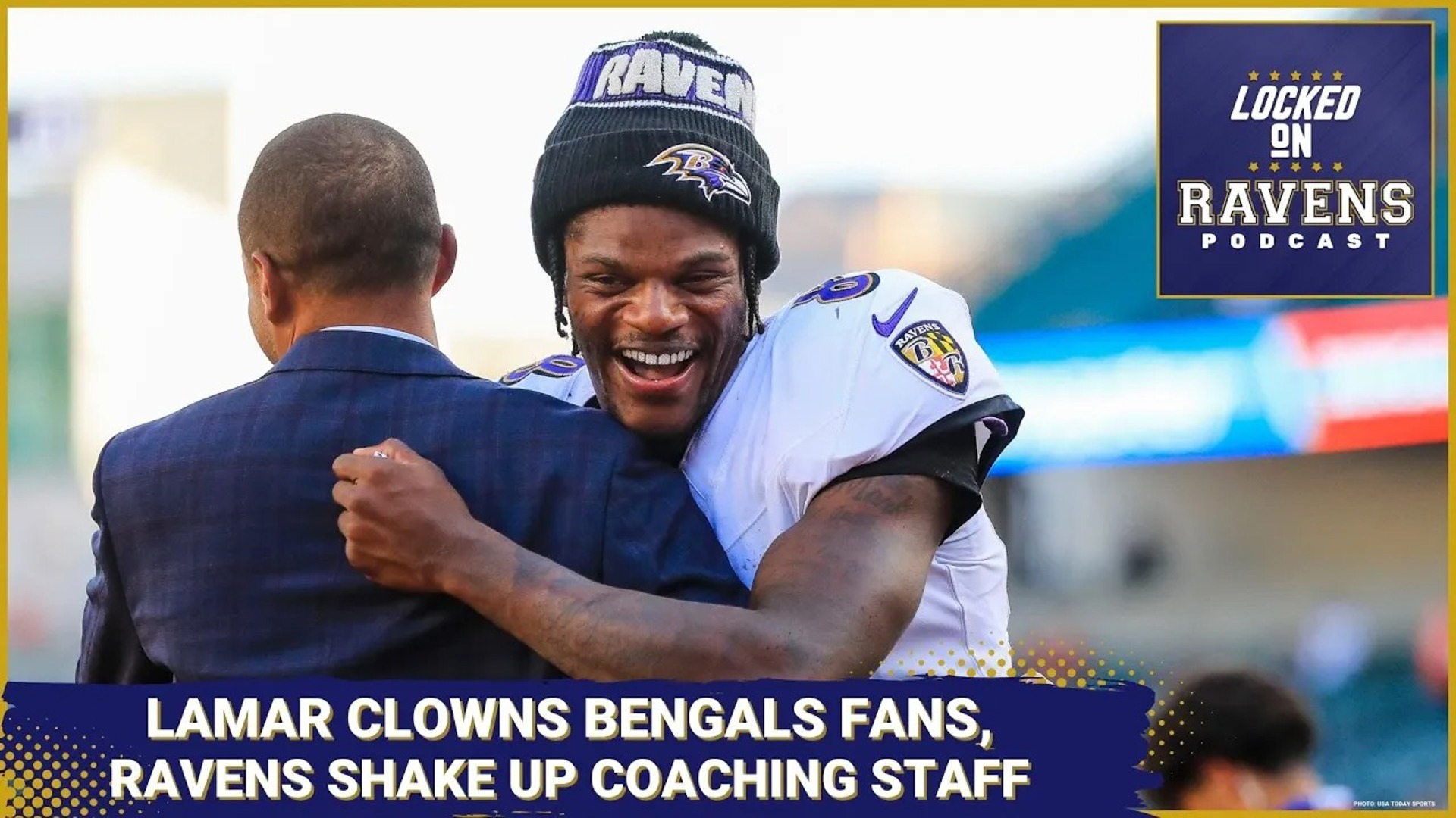 We look at Baltimore Ravens quarterback Lamar Jackson clowning Cincinnati Bengals fans, discussing what happened and more.