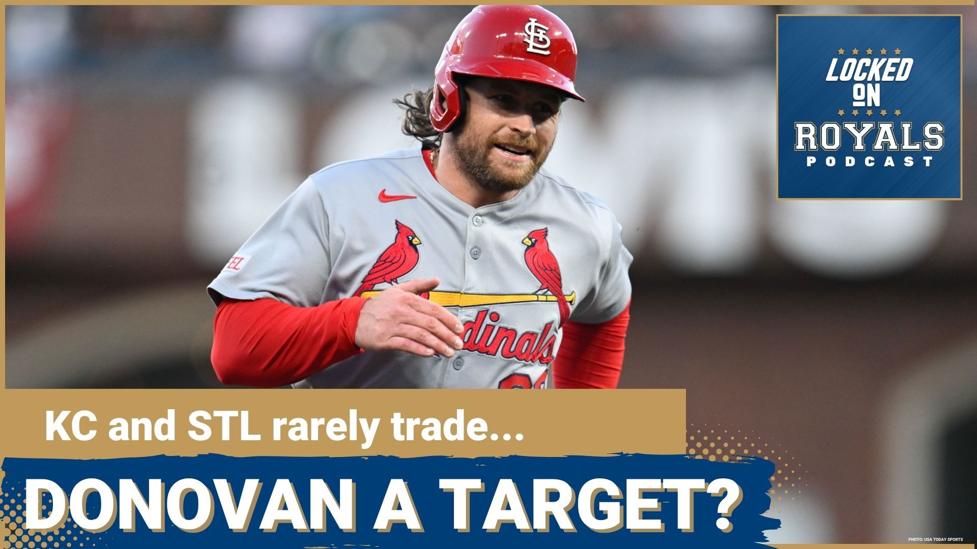 We discuss if St. Louis Cardinals' standout Brendan Donovan would be a realistic trade target for the Royals. Next, we pick three prospects to make a big jump.