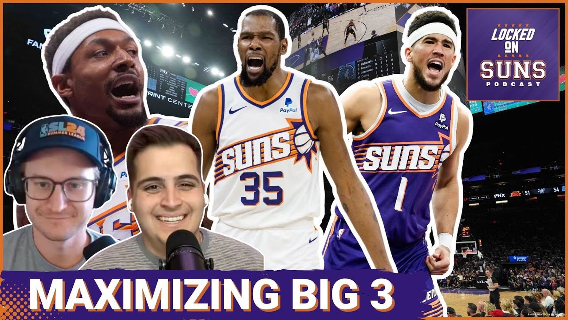 How can the Phoenix Suns Big 3 of Kevin Durant, Devin Booker and Bradley Beal be maximized under Mike Budenholzer?