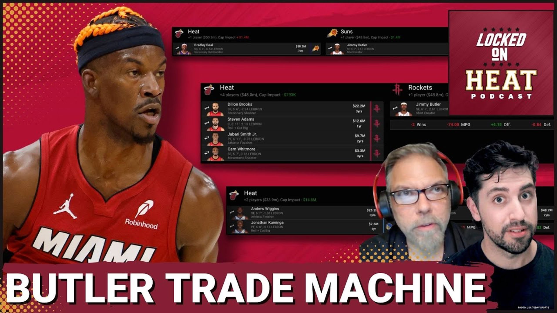 As rumors continue to swirl about Jimmy Butler's future with the Miami Heat, Wes Goldberg and David Ramil pull up the trade machine.