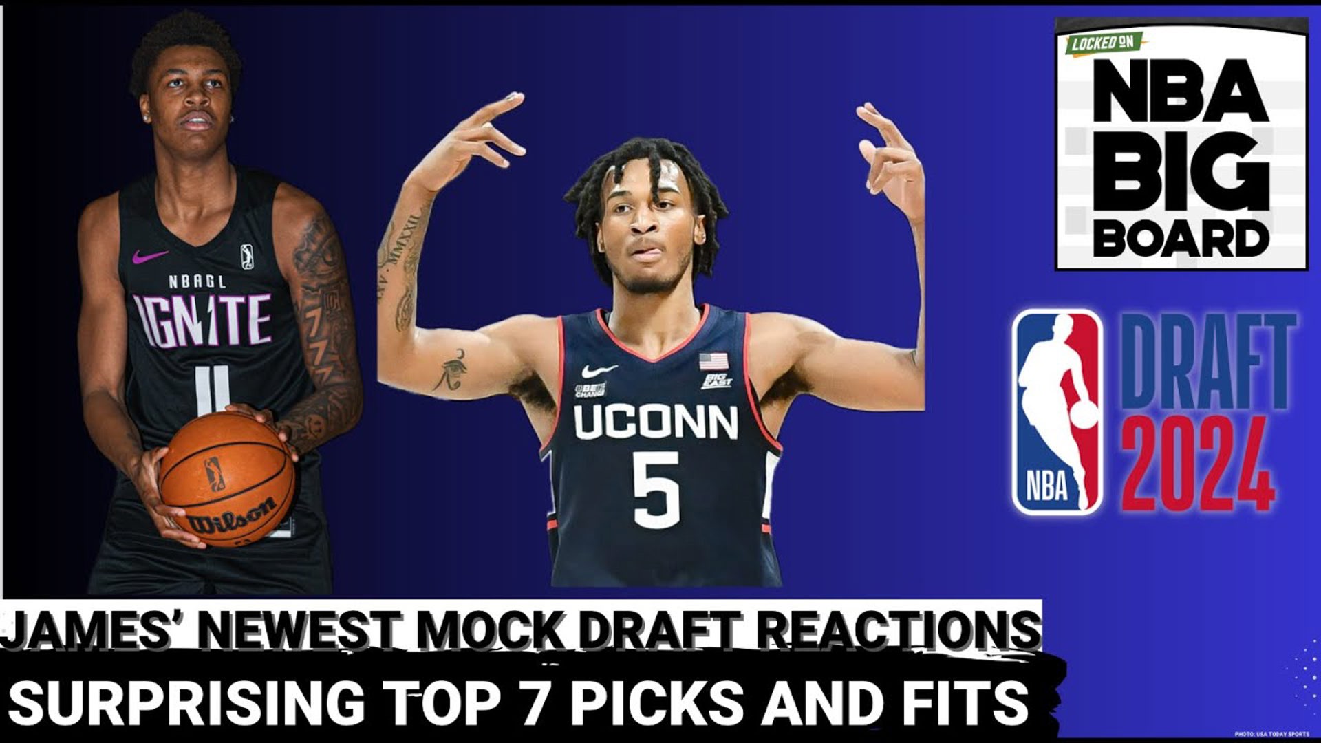 Rich and James break down the first half of the lottery mock draft that James recently dropped, with some surprising picks in the top 7, including Stephon Castle 2nd