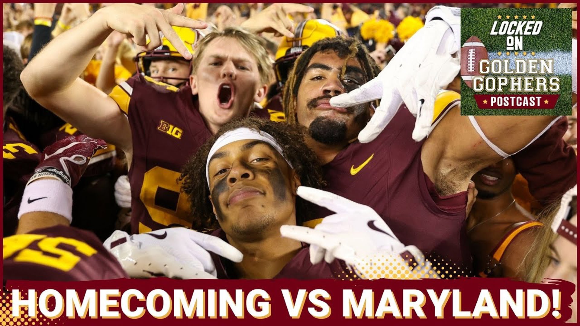 The Golden Gophers celebrate homecoming with a 48-23 beatdown on Maryland. Max Brosmer wins game MVP with 320 yards passing and four touchdowns through the air.