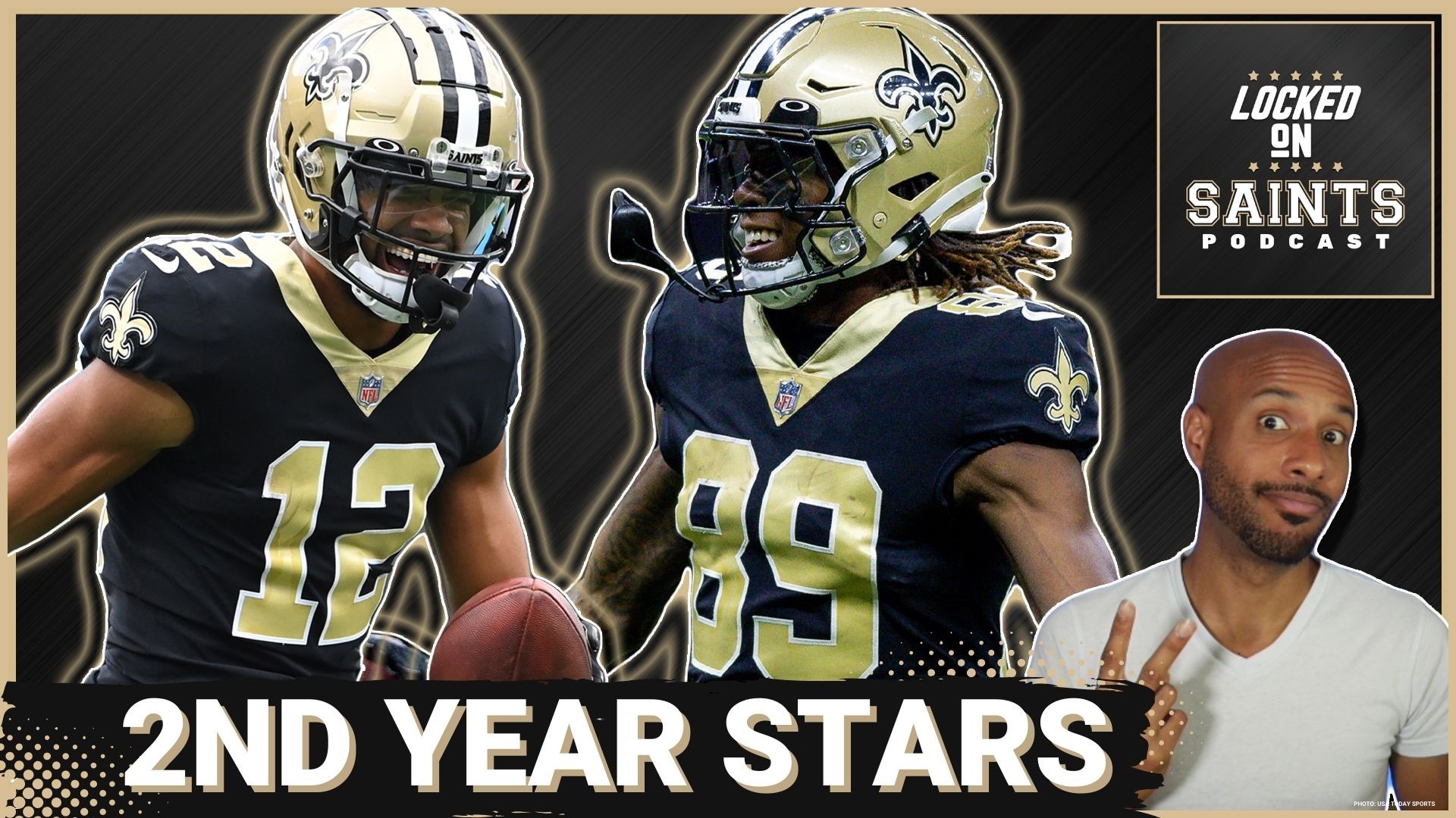 New Orleans Saints Chris Olave, Rashid Shaheed ready for secondyear