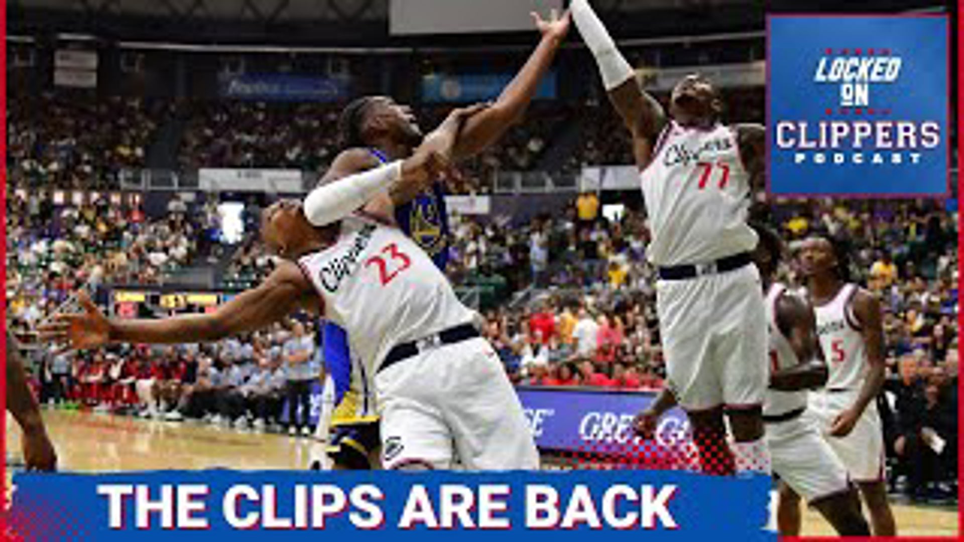 The Los Angeles Clippers faced off against the Golden State Warriors in their first preseason game, narrowly losing 91-90.