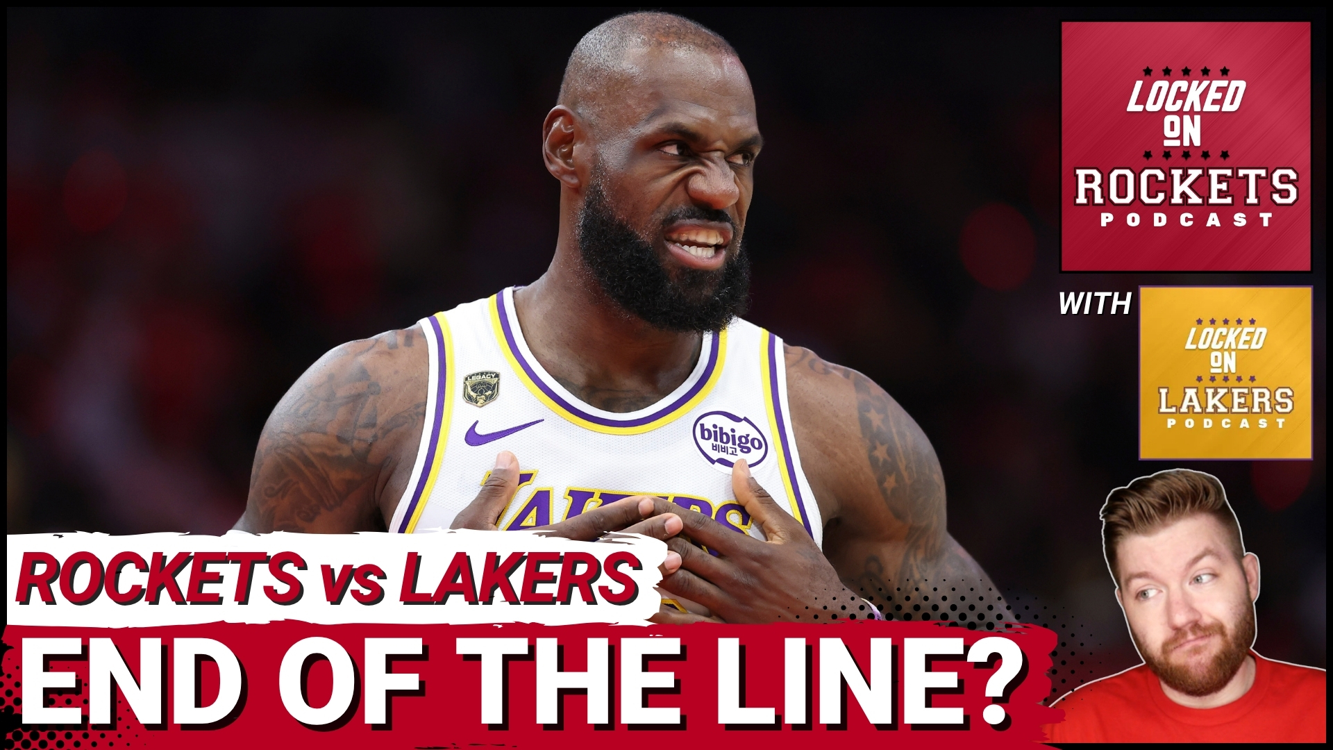END OF THE LINE? Lakers Look To ELIMINATE Rockets Behind LeBron James ...