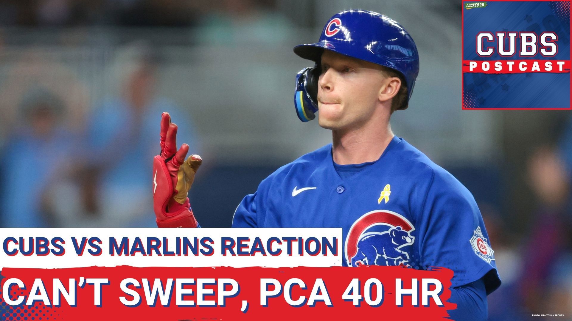 CUBS POSTCAST: The Chicago Cubs lose 10-3, can't sweep the Marlins but ...