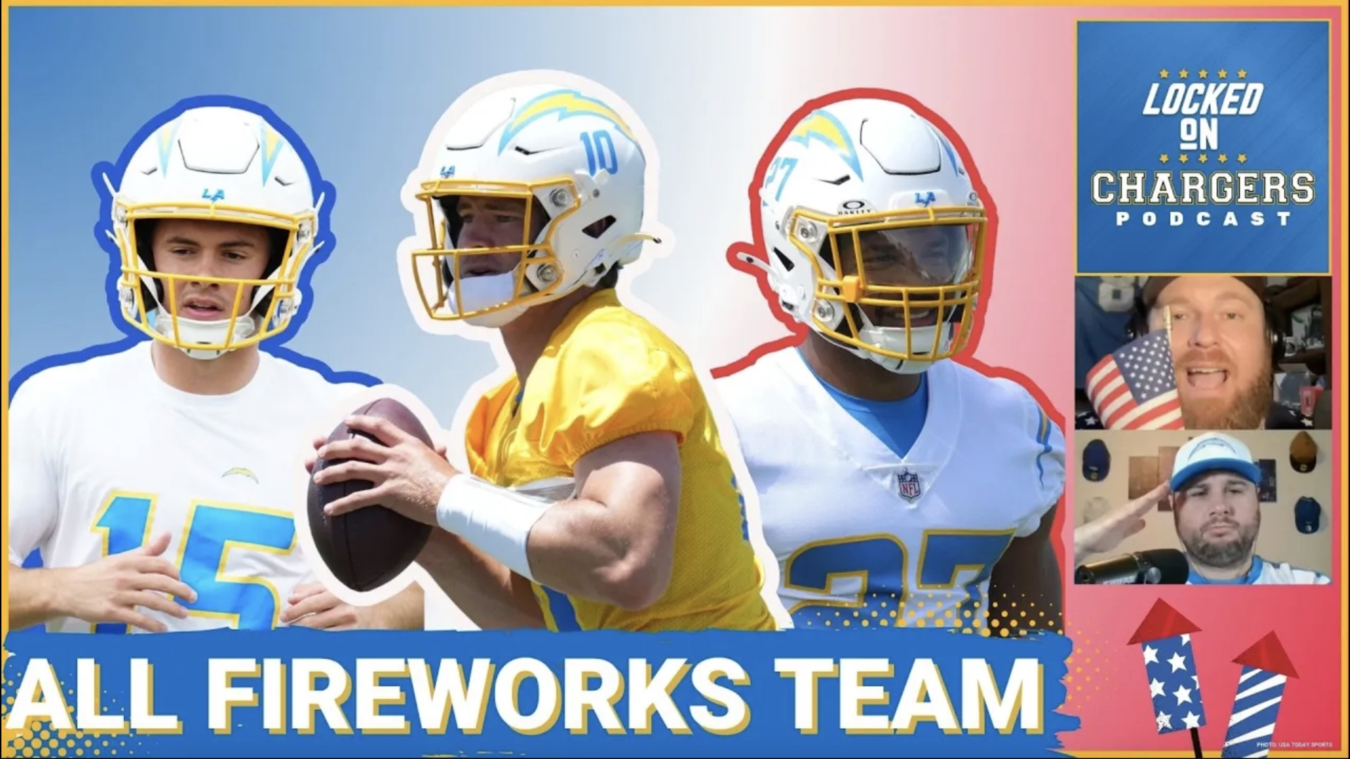 Only the Chargers' most explosive players could make the 2024 all-fireworks team, and Justin Herbert leads the team as a constant big play maker.