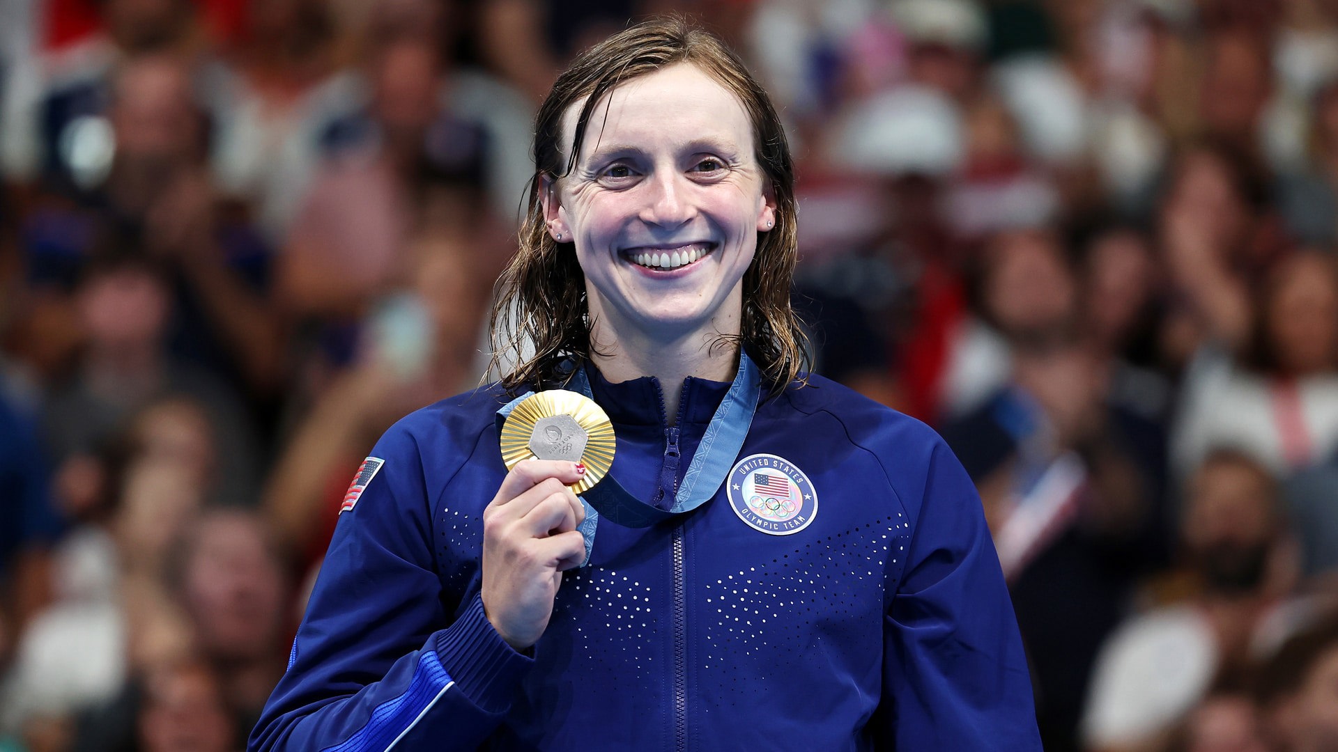 Paris Rewind Ledecky wins first gold of 2024 Olympics