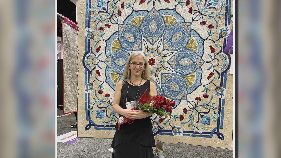 Gorham quilter wins big at American Quilters Association show - Vimarsana News