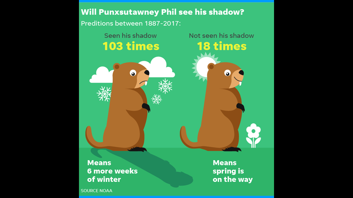 Groundhog Day is Friday. Will Phil see his shadow?