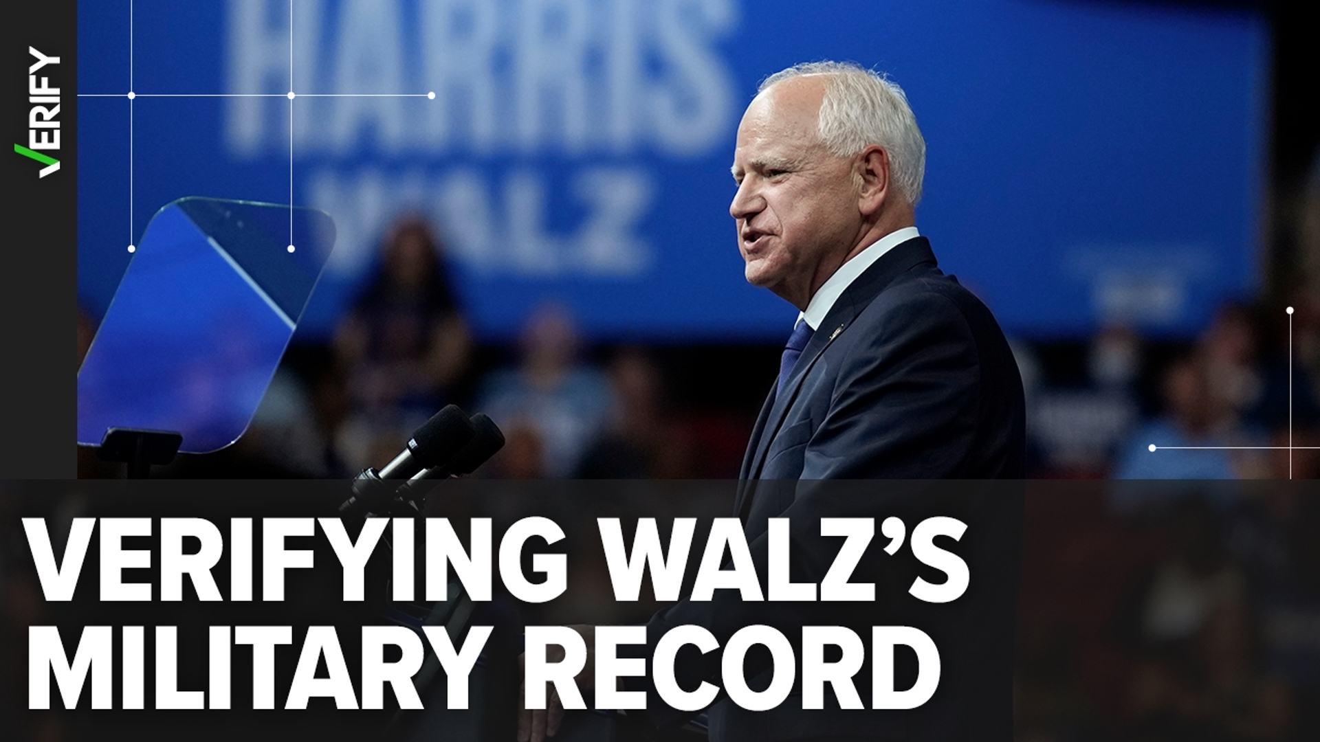 Did Tim Walz quit the National Guard to avoid deployment? Did he lie about his military service, which is sometimes called “stolen valor”? Here’s what we can VERIFY.