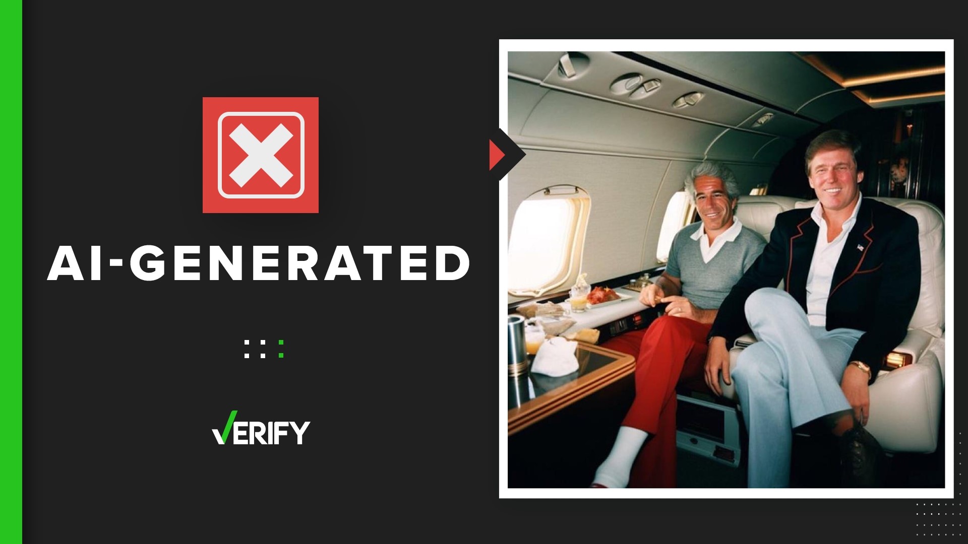 Image of trump in epstein s lolita express plane is ai generated ktvb