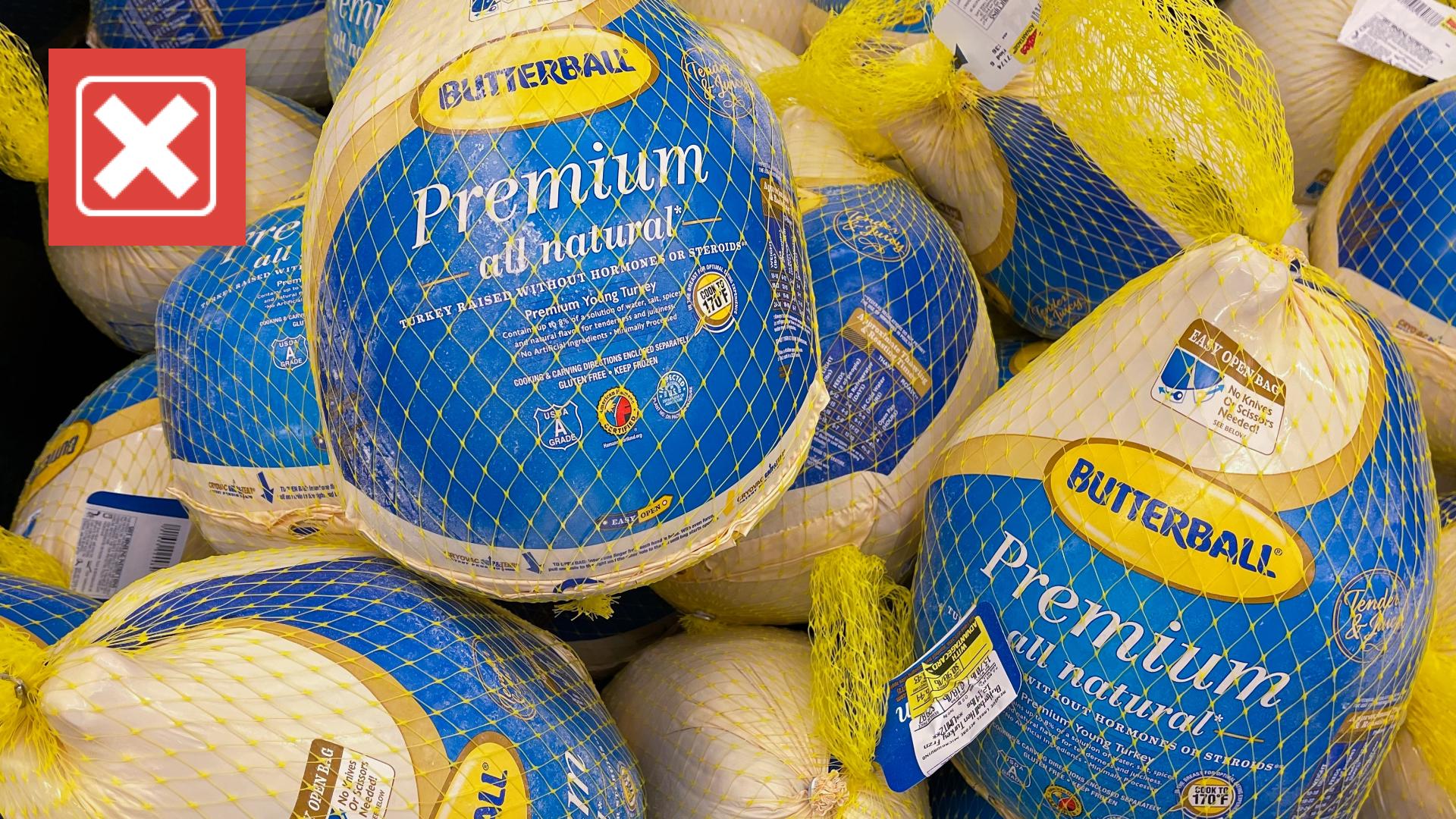 Is there a recall on Butterball turkeys?