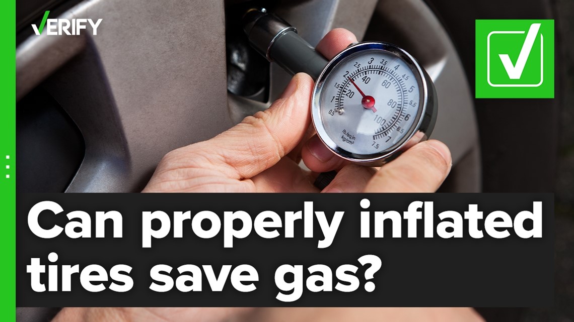 Yes, properly inflating your tires help improve your gas mileage
