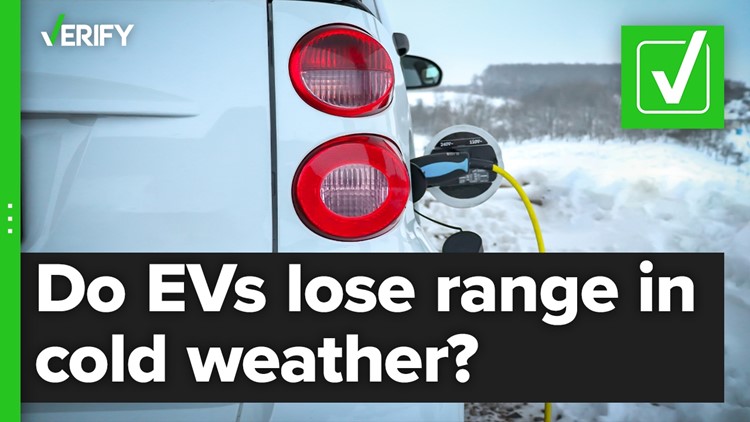 EV batteries require more recharges, lose range in winter