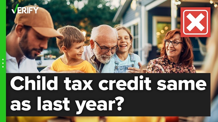 No, you won’t receive the increased child tax credit this year