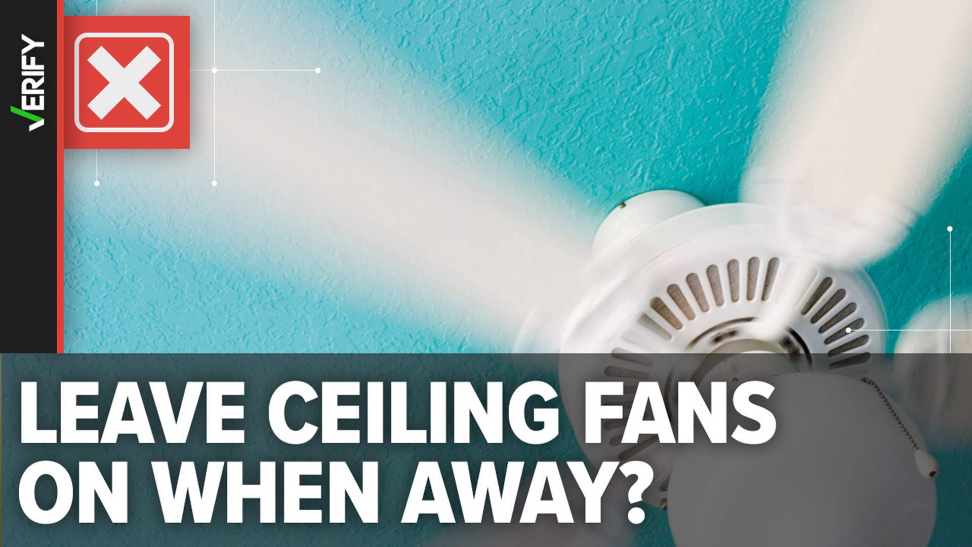 Ceiling fans cool you, not the air. So if no person or pet is home, leaving a fan on won’t make any difference.